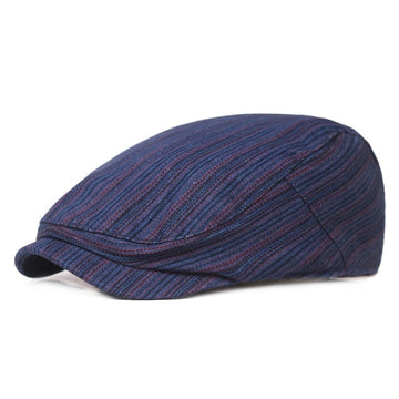 "NY-Havana" Striped Cotton Cap